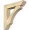 Ekena Millwork Imperial Slat Rough Sawn Bracket w/ Offset Brace, Douglas Fir, 8"W x 36"D x 36"H BKT0806X36X36IMP06RDF - alternate 1